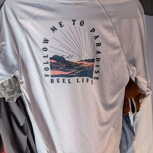 Reel Life Women's Long Sleeve Tee - White